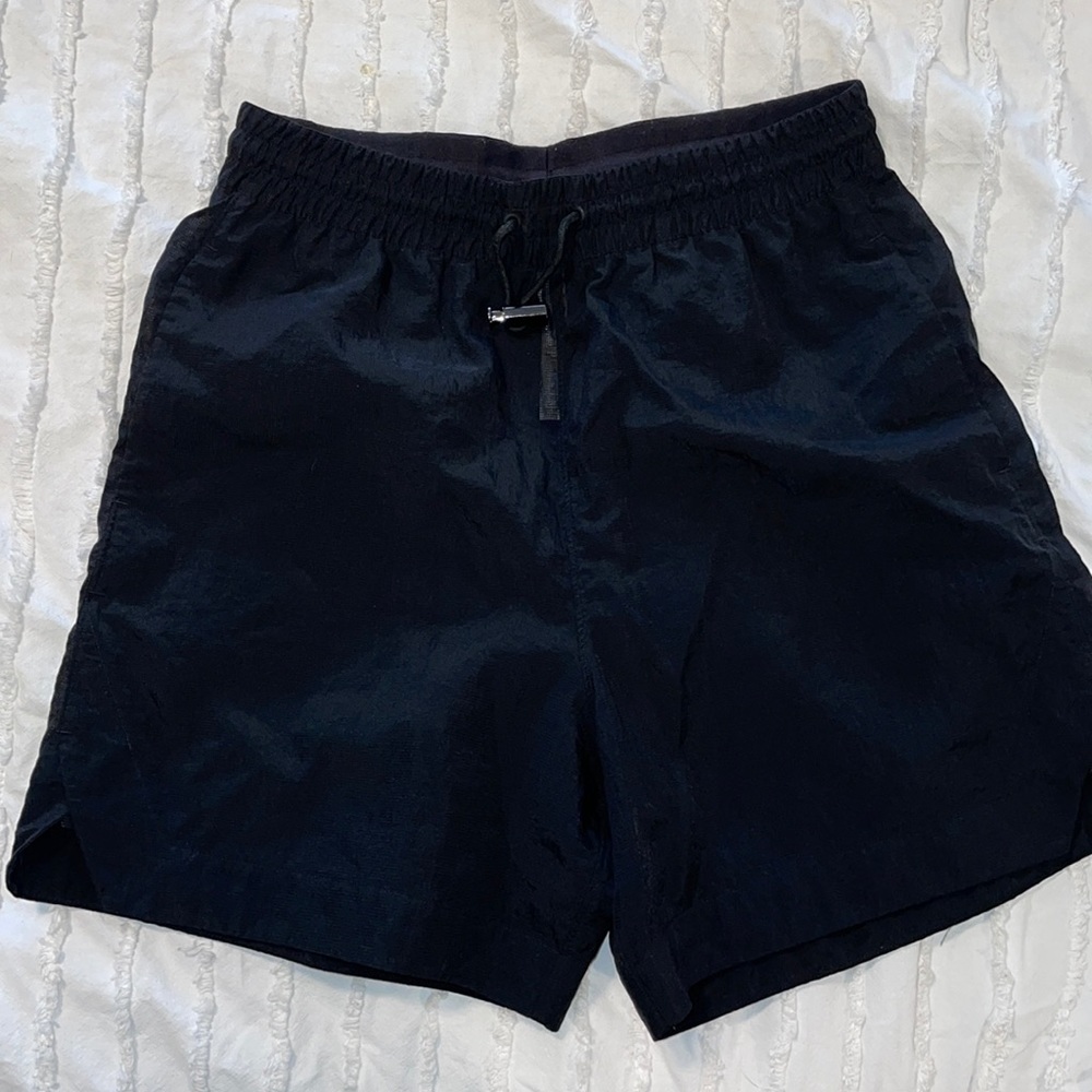 High waist sheer short